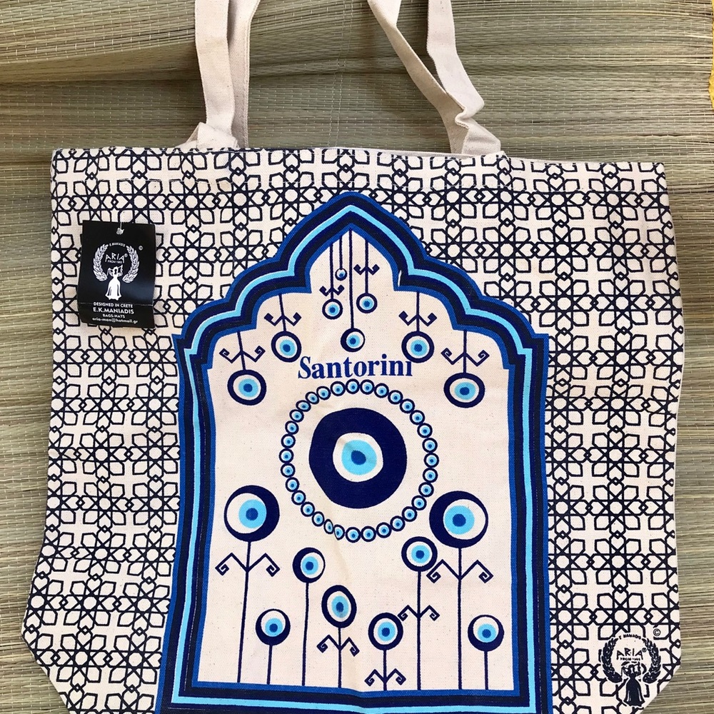 Santorini TOTE! Brand New!
